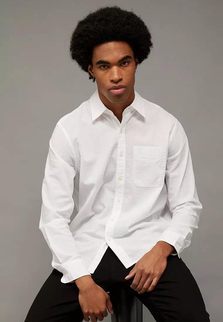 American Eagle Curtis 亞麻恤衫 2026 系列