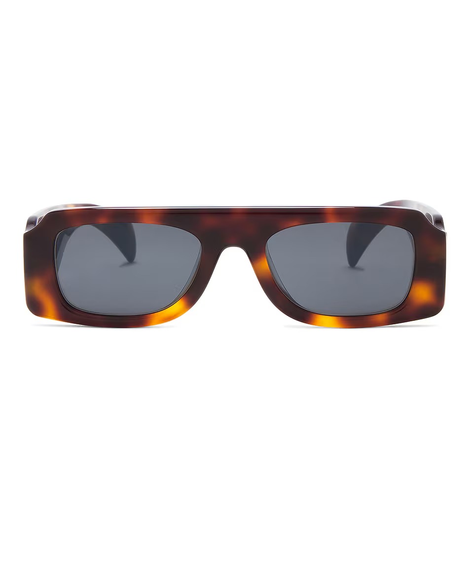 Oliver Peoples x Jil Sander Rectangle Sunglasses in Havana