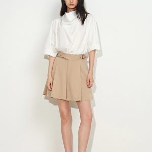 Atlanta Cowl Neck Shirt in Cotton